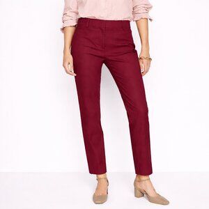 Boden Richmond 7/8 Trouser Pants Burgundy Wine Size 16-18L
